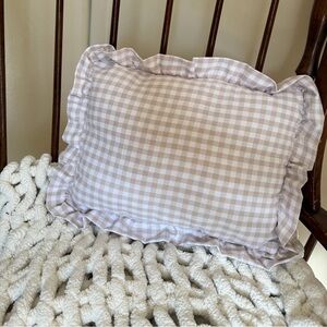 Gingham Pillow 🤎